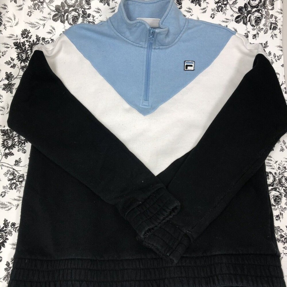 Fila Women's Striped Multicolor Sweatshirt  Size M